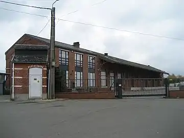 Ancienne halle à marchandises de Gosselies.