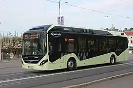 7900 Electric Hybrid du réseau de Göteborg.