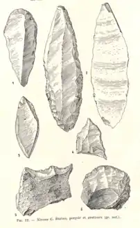 Burins, perçoirs et grattoirs