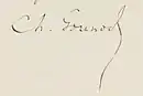 Signature de Charles Gounod