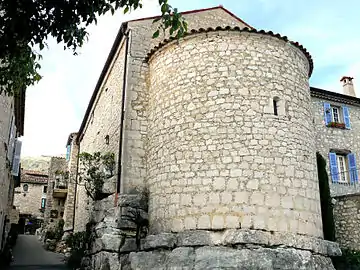 Chevet de l'église.