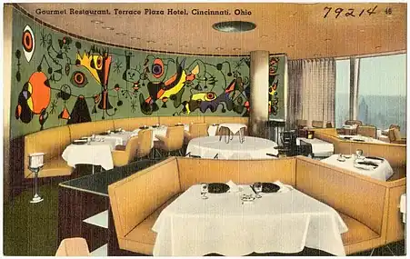 Intérieur de Gourmet Room, Cincinnati, Ohio.