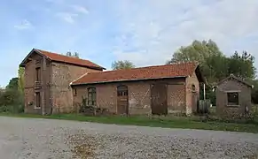 L'ancienne gare transformée en habitation.