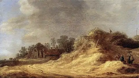 Paysage de dunes (1629)Gemäldegalerie (Berlin).