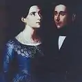 Giuseppe Patania, Portrait de Mariano Leonardi Gambino et de sa femme, XIXe siècle.