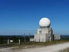 Radar du réseau ARAMIS de la station météorologique de Grèzes.
