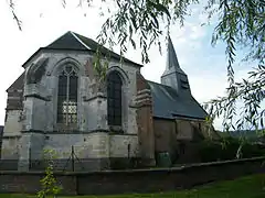 Chevet de l'église.