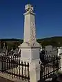 Le monument aux morts à Grézet (octobre 2015).