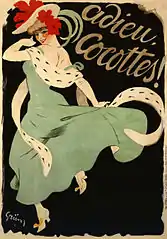 Adieu, Cocottes (1903), affiche.