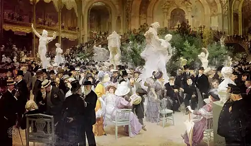 Un vendredi au Salon des artistes français (1911), Jules Grün, musée des Beaux-Arts de Rouen.