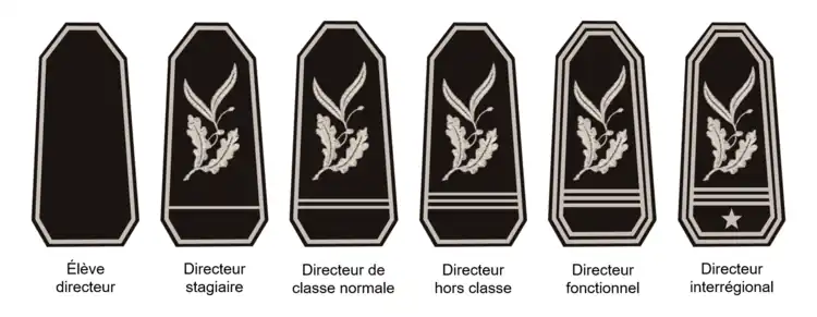 Grades des directeurs des services pénitentiaires