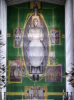 Christ en Gloire pour la Cathédrale de Coventry, carton de Graham Sutherland