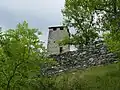 Vue de la tour du sentier qui mène au château