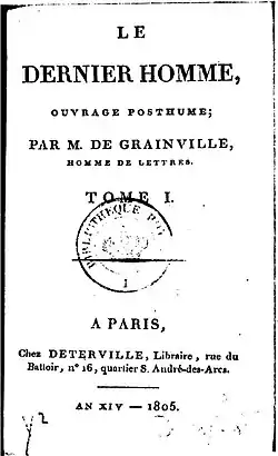 Image illustrative de l’article Le Dernier Homme (Grainville)