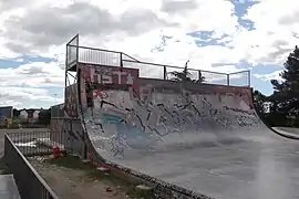 Skate park au domaine de Grammont en 2013.