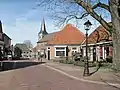 Gramsbergen, l'église (protestante) sur la rue