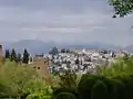 Vue de l'Albaicín depuis les jardins du Généralife