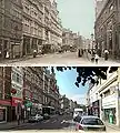 Granby Street Leicester en 1903 et en 2009