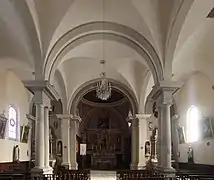 Intérieur de l'église.