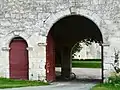 Le porche d'entrée du domaine.