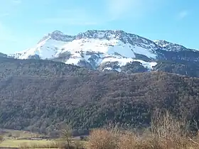 Vue du mont Colombier à proximité de Jarsy.