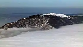 Vue aérienne du Grand Crêt d'Eau depuis le sud-est