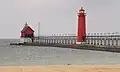 Les deux phares de Grand Haven