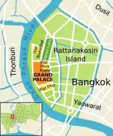 Île de Rattanakosin, cœur de la monarchie siamoise