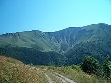 face nord, depuis le hameau du Désert, commune de La Morte