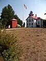 Le phare et le bâtiment de signal de brouillard