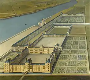 Le Grand Dessein d'Henri IV découvert au XIXe siècle dans la galerie des Cerfs du château de Fontainebleau.