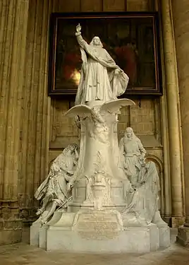 Monument à Jacques-Bénigne Bossuet (1911), cathédrale Saint-Étienne de Meaux.