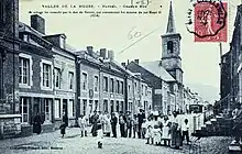  La Grand rue de Haybes avant la 1ère guerre mondiale