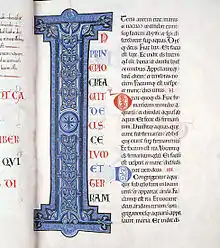 Grande Bible de Clairvaux, Lettrine I