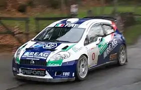 Grande Punto S2000 en action (2006).