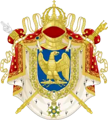 Armoiries de Napoléon Ier et de Napoléon II, empereurs des Français.