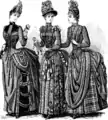 Tournure : Dessin de mode - Grands magasins - Paris 1887
