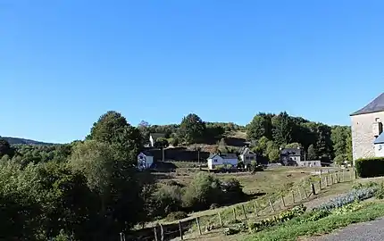 Vue du hameau de Reignac.