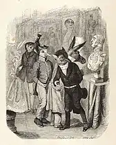 Dessin de Grandville (1838-1840).