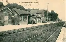 la gare vers 1900