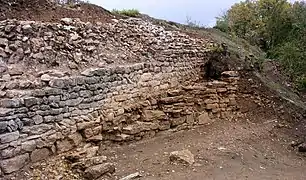 Fortifications de l'oppidum de la Granède.