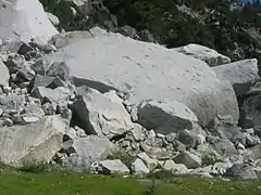 Éboulis de granite (Yosemite)