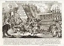 Louisbourg est perçue en Nouvelle-Angleterre comme une menace insupportable et suscite une active propagande anti-française.