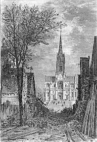 L'église en 1869.