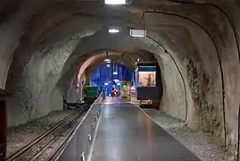 Le tunnel sous le Schloßberg.