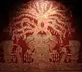 Tepantitla : fresque du "Tlalocan". Détail : la "Grande déesse".