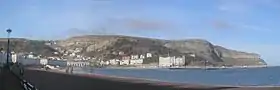 Panorama de Great Orme depuis la promenade de Llandudno.