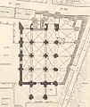 Plan de la mosquée, 1873
