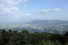 Vue du volcan de San Salvador.