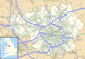 voir sur la carte du Grand Manchester